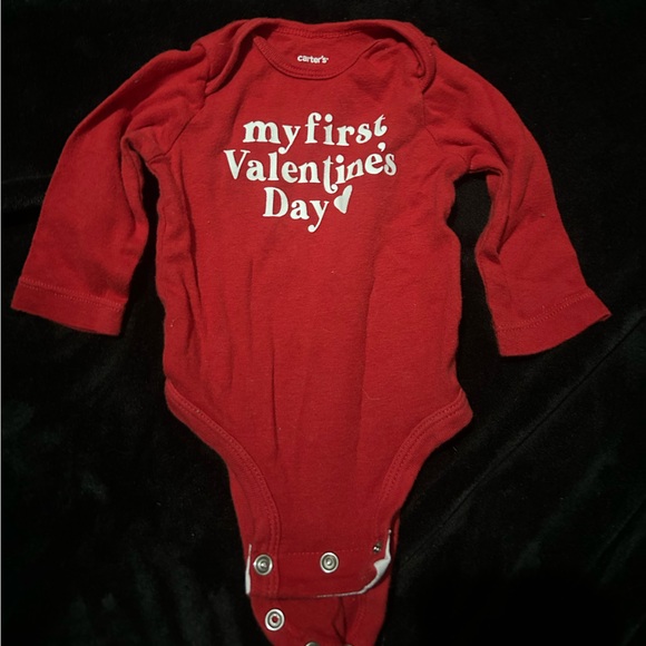 Carter's Red Baby Onesie - Picture 1 of 3